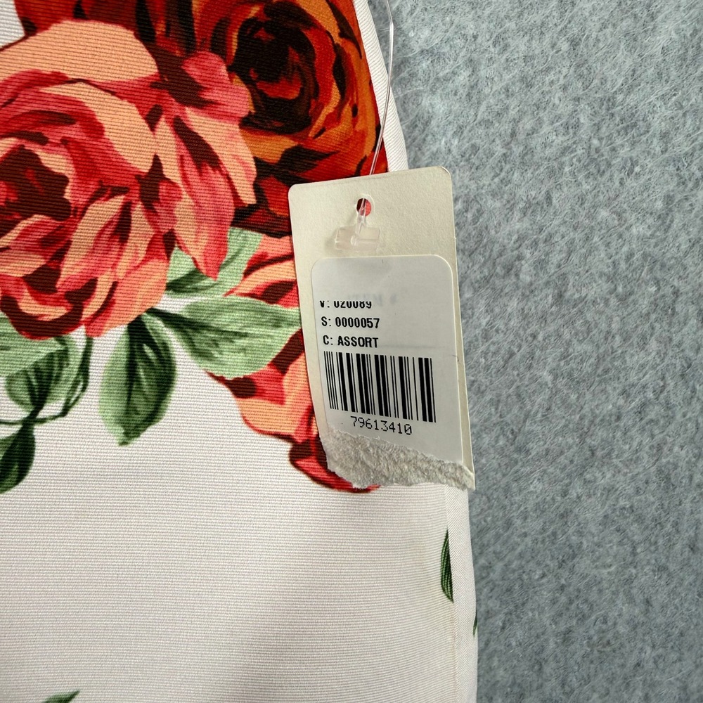 Sachin & Babi Anthropologie Nora Rose Dress Strapless Floral White Red Womens 2 - Picture 3 of 13